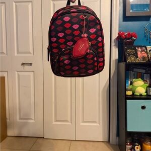 Juicy Couture Black and Pink Backpack